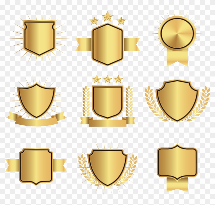 Svg Black And White Stock Quality Assurance Icon Warranty - Gradiente Illustrator Dourado Clipart