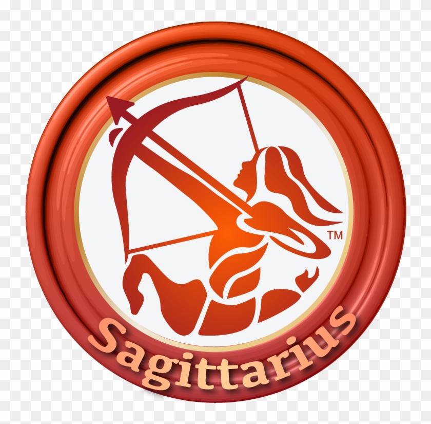 Zodiac Sign - Sagittarius - Circle Clipart