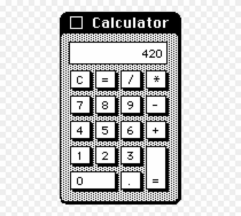 La Calculadora Gris Y Nergo Y Blanco School Computers, - Steve Jobs Calculator Design Clipart #2734361