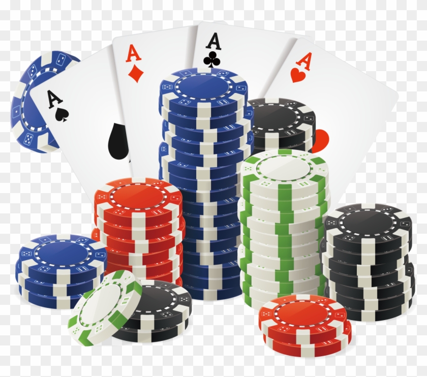 Stacks Of Poker Chips Png Graphic Transparent Poker Clipart Pikpng