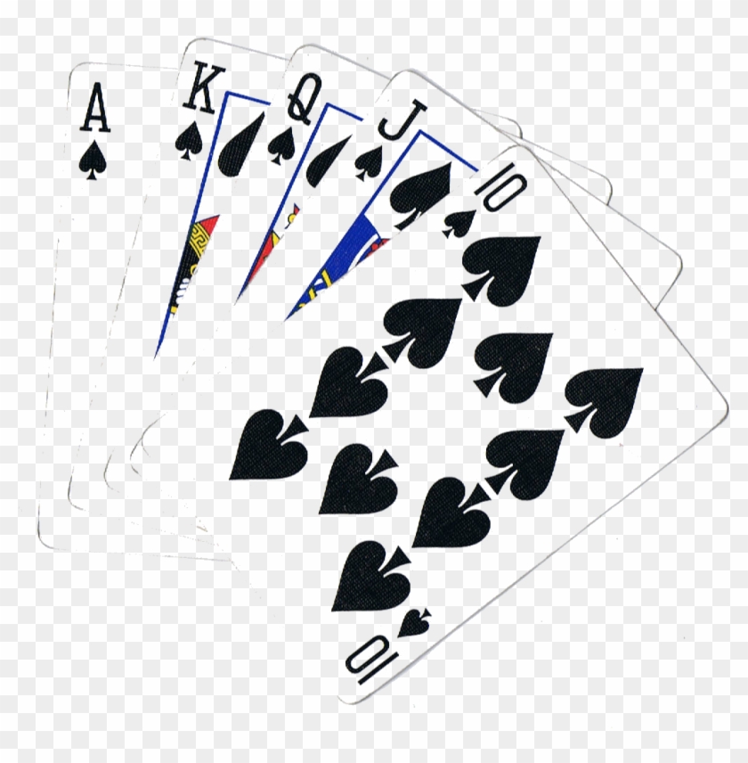 Royal Flush Cards Png - Poker Royal Flush Png Clipart