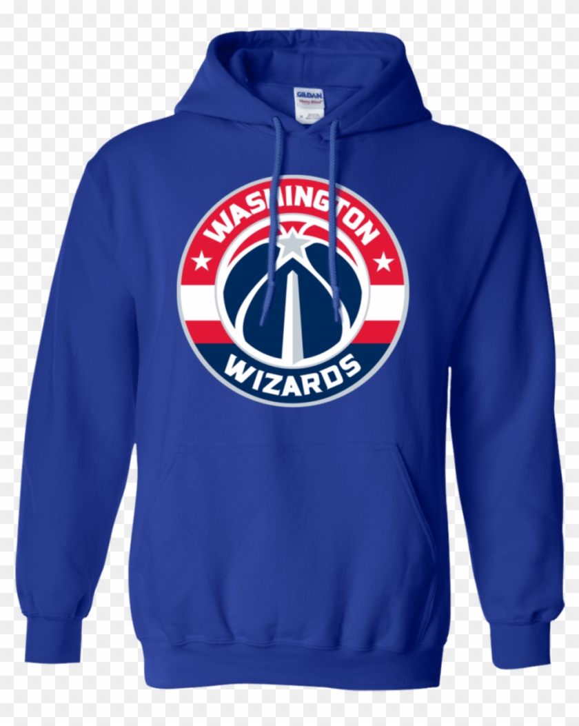 Washington Wizards Pullover Hoodie - Washington Wizards Vs Nets Clipart #2735720