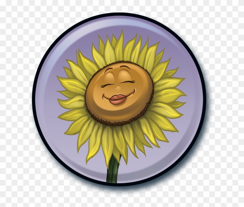 Sunflower Clipart Tall Sunflower - Circle - Png Download