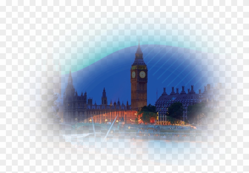 London, England - Clock Tower Clipart #2736485