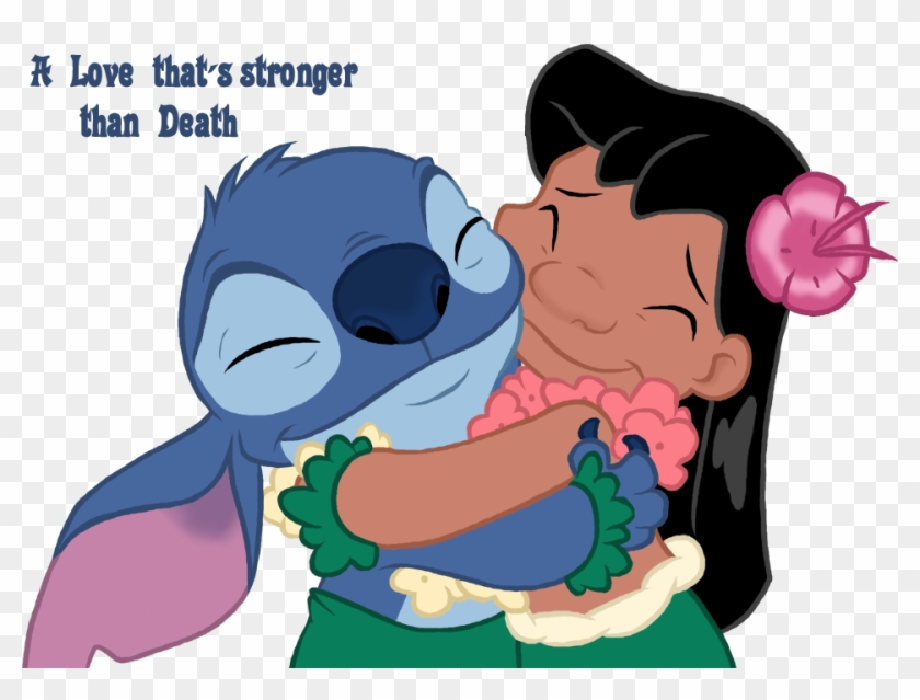 Lilo And Stitch - Hugging Lilo And Stich Clipart