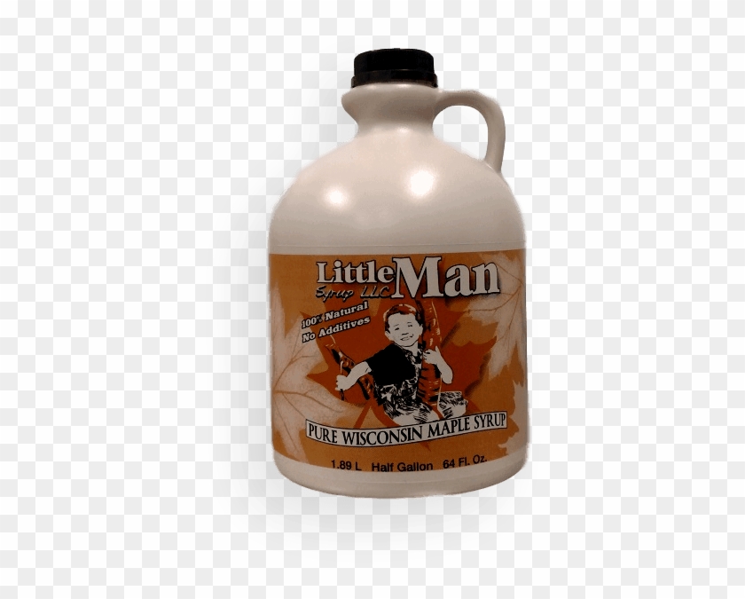 Half Gallon Little Man Syrup Jug - Little Man Syrup Llc Clipart #2737617