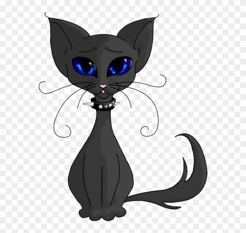 Png Goth Cats - Black Cat Clipart