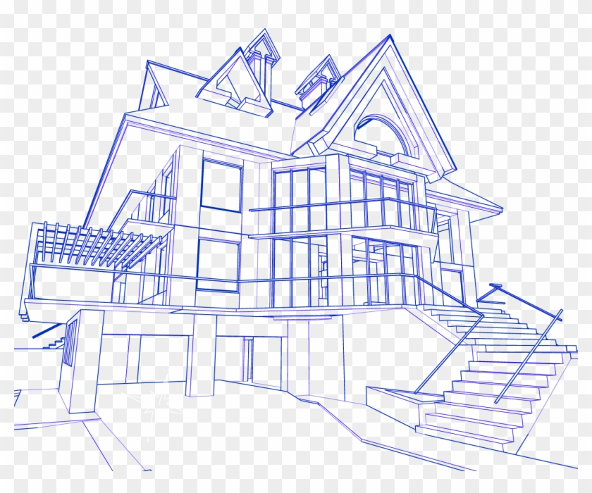 Construction - My Dream House Drawing Clipart