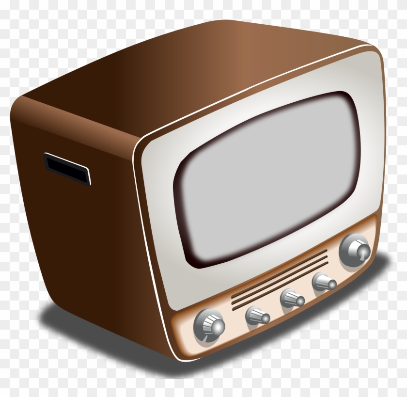 Television Clipart 1950s Tv - Crt Tv Clipart - Png Download #2738435