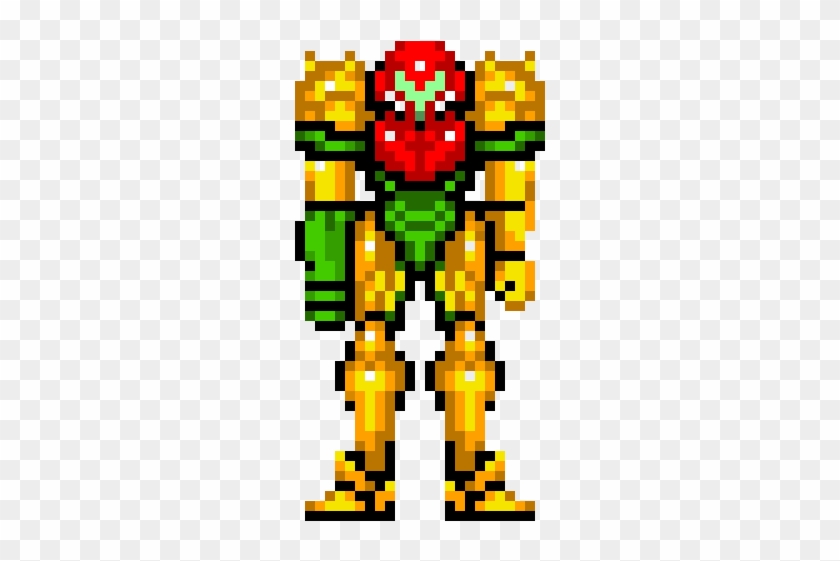 Metroid - Samus Super Metroid Pixel Art Clipart #2738436