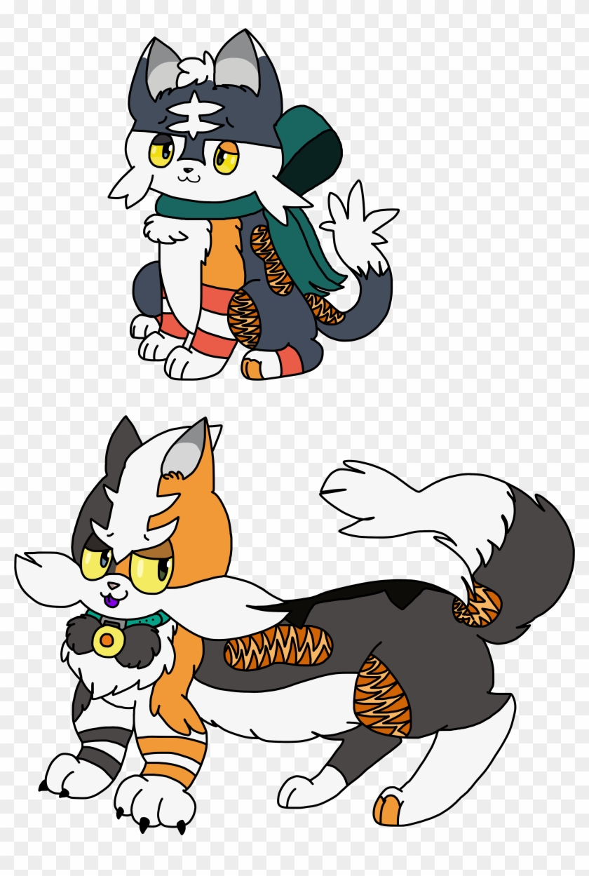 Sonja's Alolan Forms - Alolan Litten Clipart #2738474