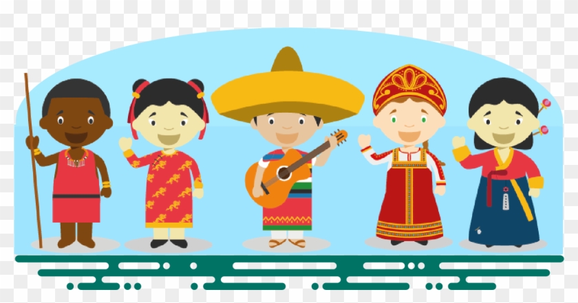 Multicultural - Cartoon Clipart #2738817