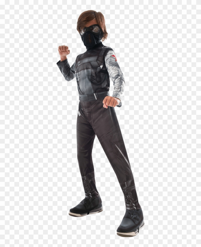 Child Winter Soldier Costume - Captain America Boys Dress Clipart #2738885