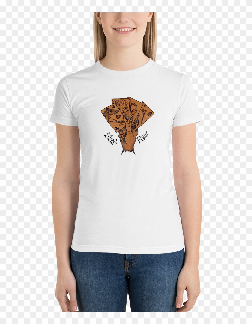 Man's Ruin Bowery Flash Tattoo Short Sleeve Women's - T-shirt Clipart