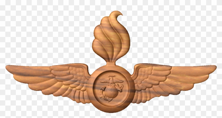 Marine Aviation Ordinance Badge With Eagle Globe And - Golden Eagle Clipart