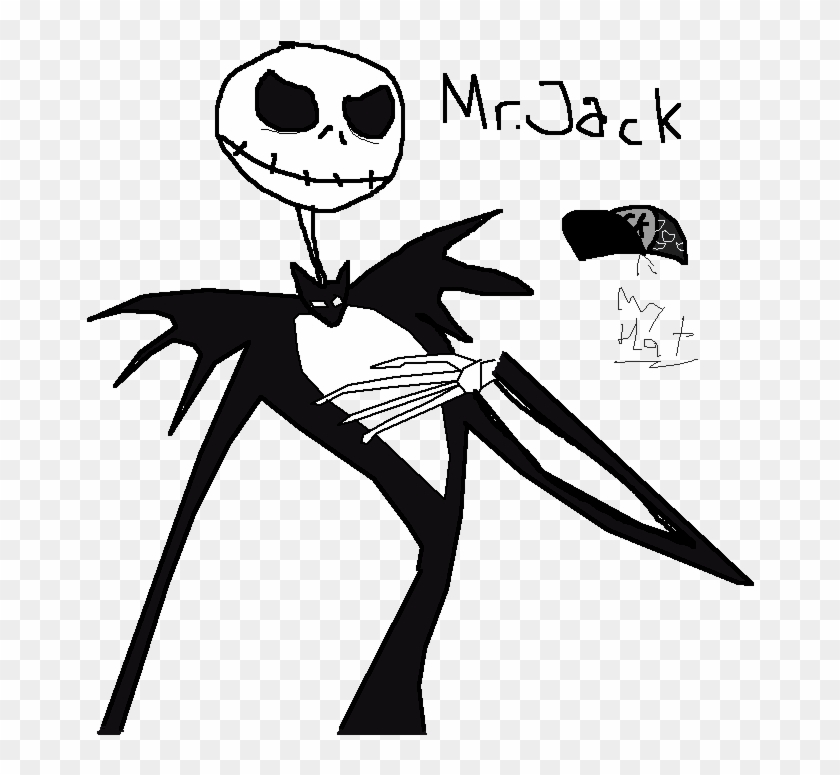 Random Image From User - Tim Burton Jack Skellington Drawing Clipart