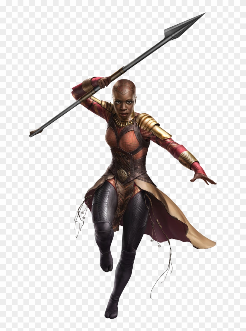 Avengers Infinity War Okoye , Png Download - Black Panther Character Okoye Clipart #2739208