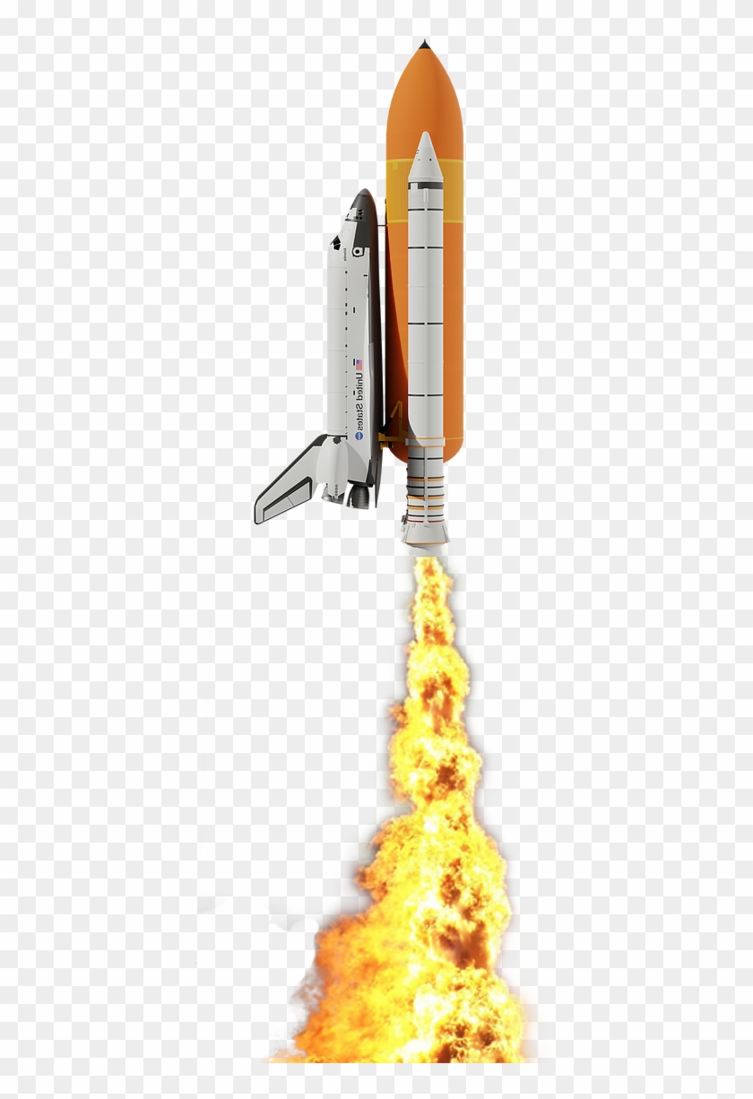 Rocketandflame2 - Chainsaw Clipart
