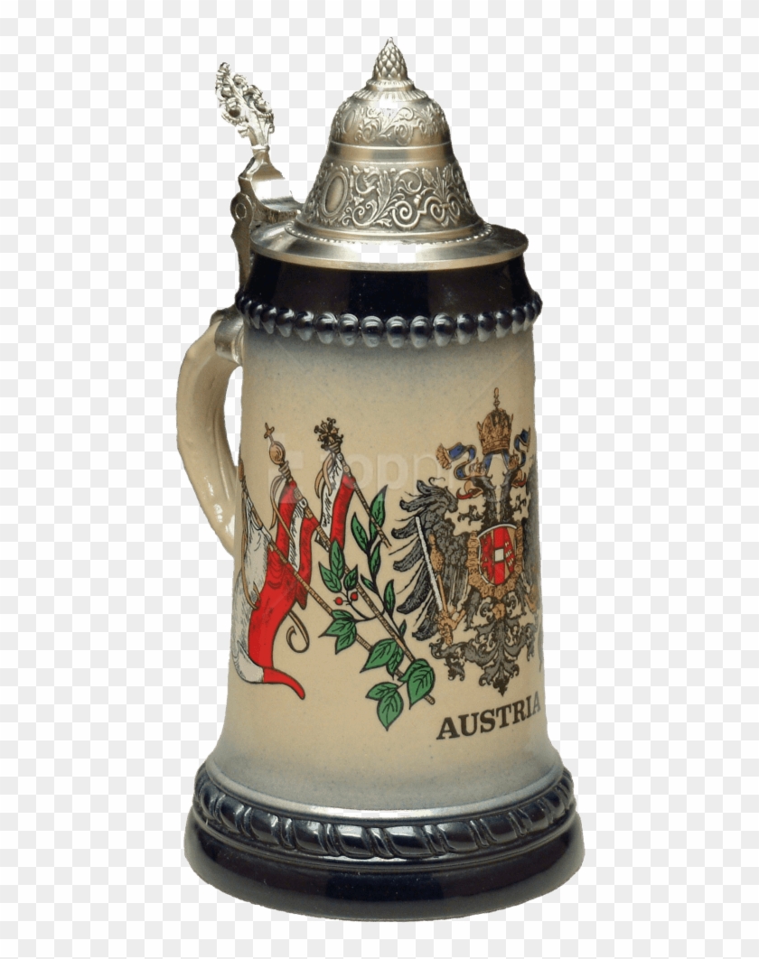 Free Png Download Beer Mug Austrian Symbols Png Images - Ceramic Clipart