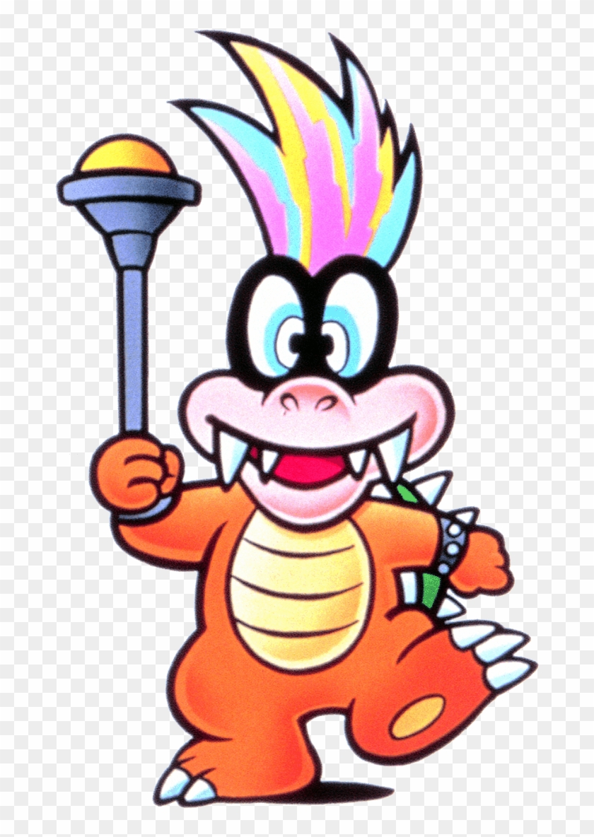 Super Mario Bros 3 Png - Iggy Koopa Super Mario World Clipart
