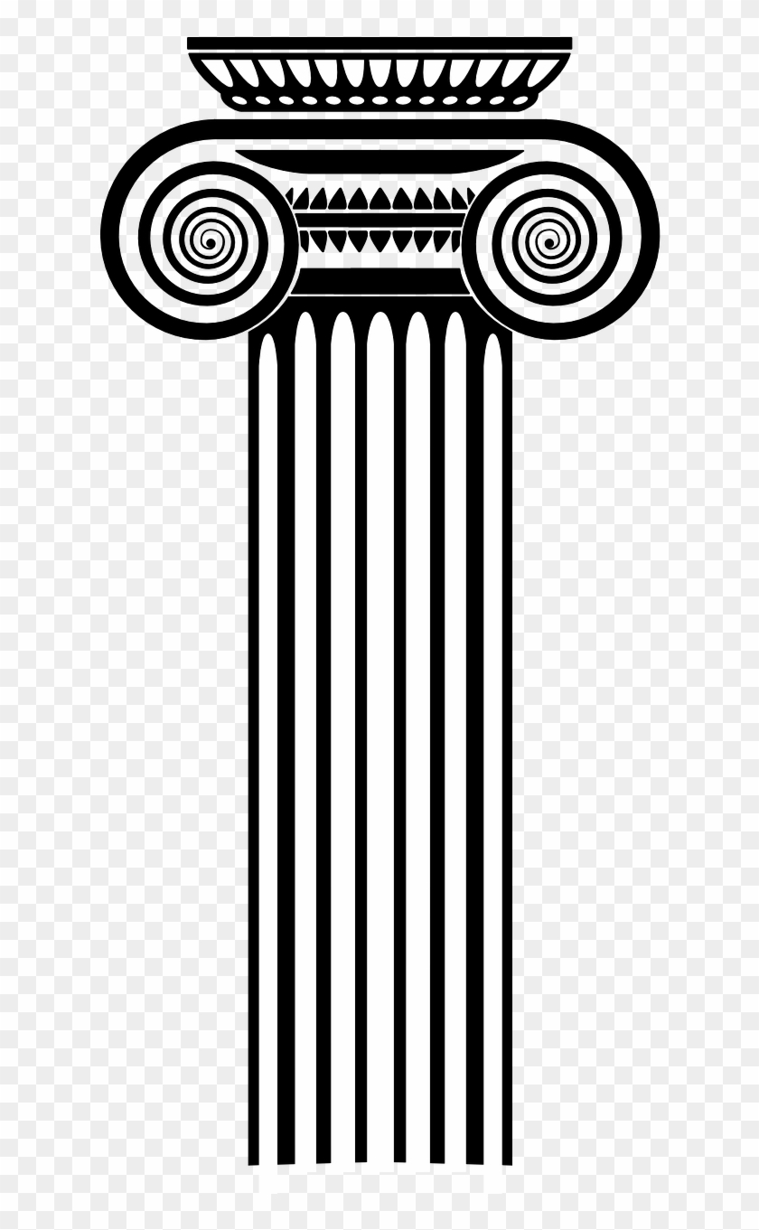 Pillar Roman Column Ancient Png Image - Ionic Column Clip Art Transparent Png