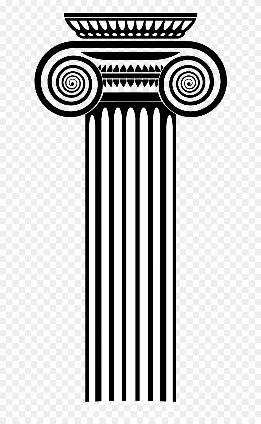 Pillar Roman Column Ancient Png Image - Ionic Column Clip Art Transparent Png #2740408