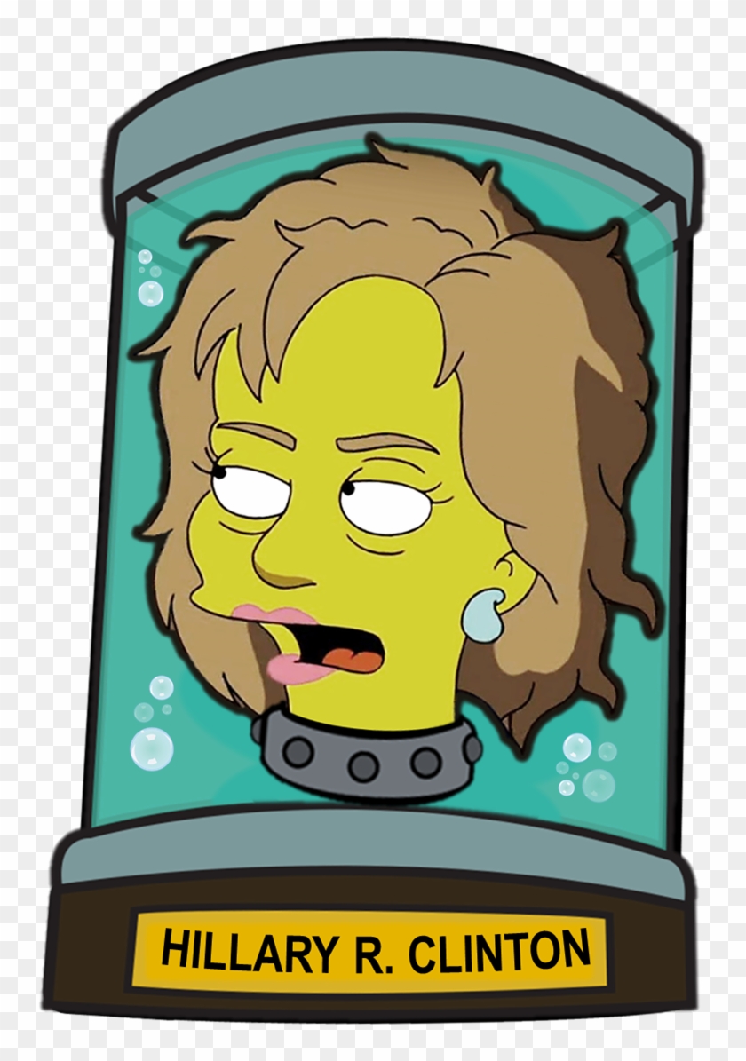 Post - Futurama Hillary Clinton Head Clipart #2740477