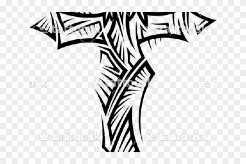 Gothic Tattoos Png Transparent Images - Cross Tattoo Transparent Background Clipart #2740610