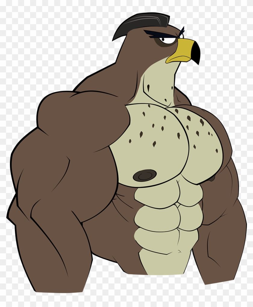Falcon Clipart Muscle - Muscle Falcon - Png Download #2740781