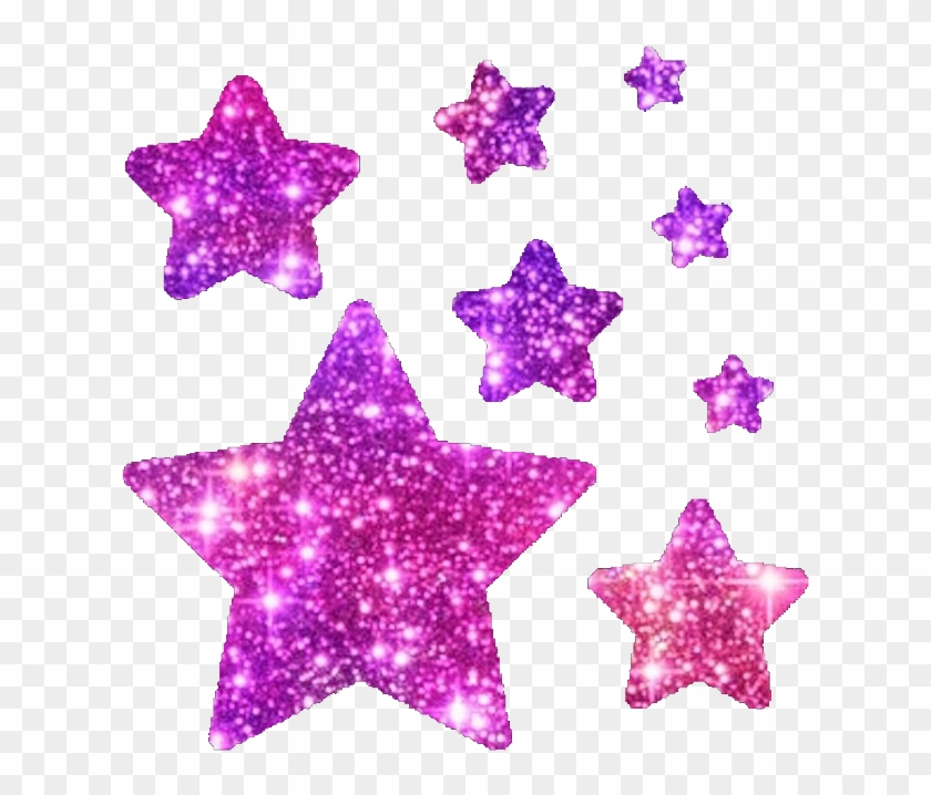 Stars Created By Me Interesting Art Stars Glitter Spark - Estrela Glitter Png Clipart #2740857