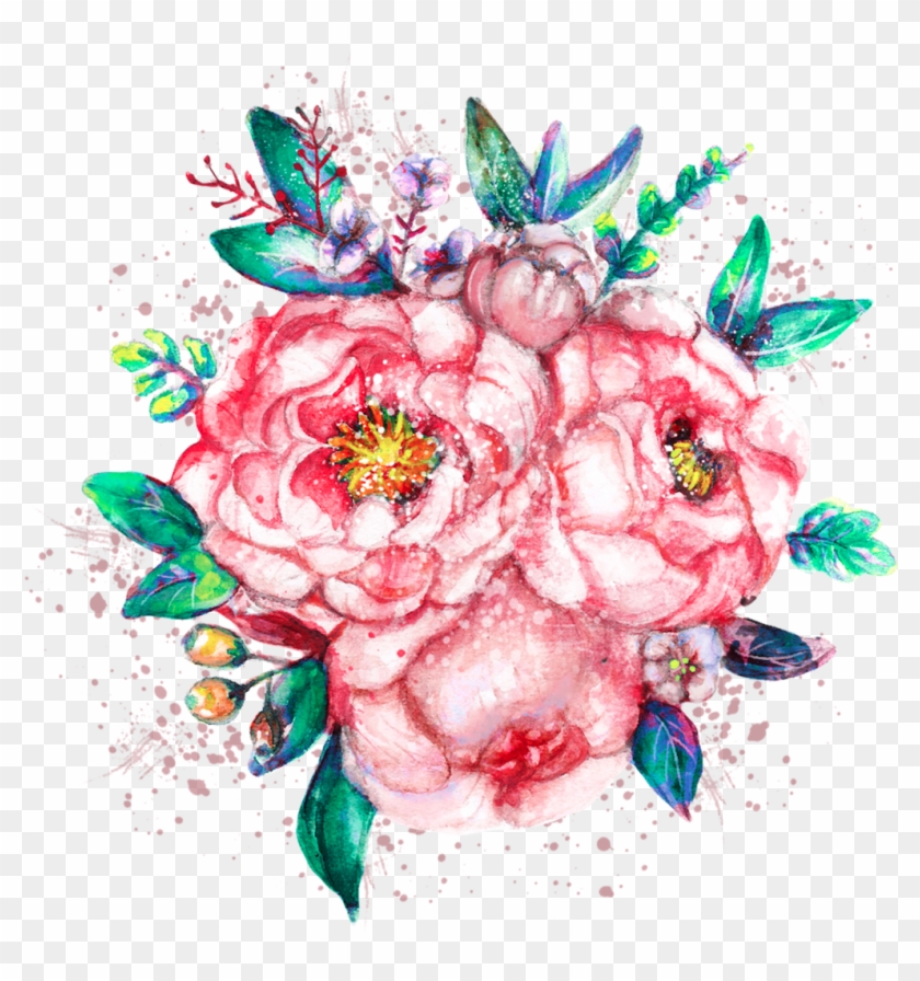 Floral Bouquet Water Transparent Png Clipart #2740868