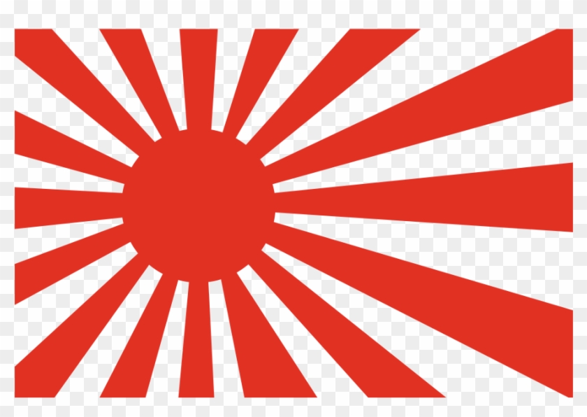 Rising Sun Flag Png , Png Download - Japan Rising Sun Decal Clipart