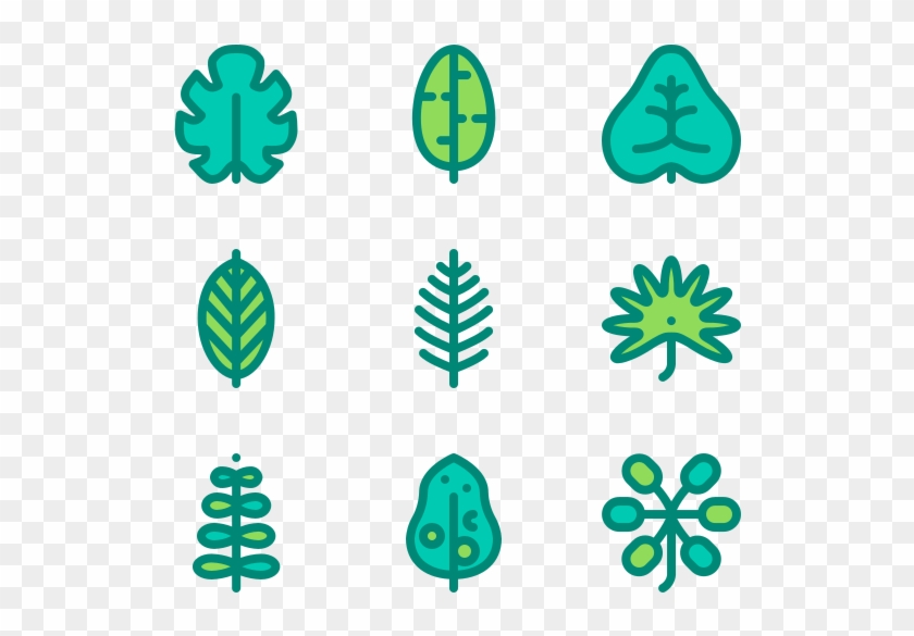 Tropical Leaves Clipart #2741351