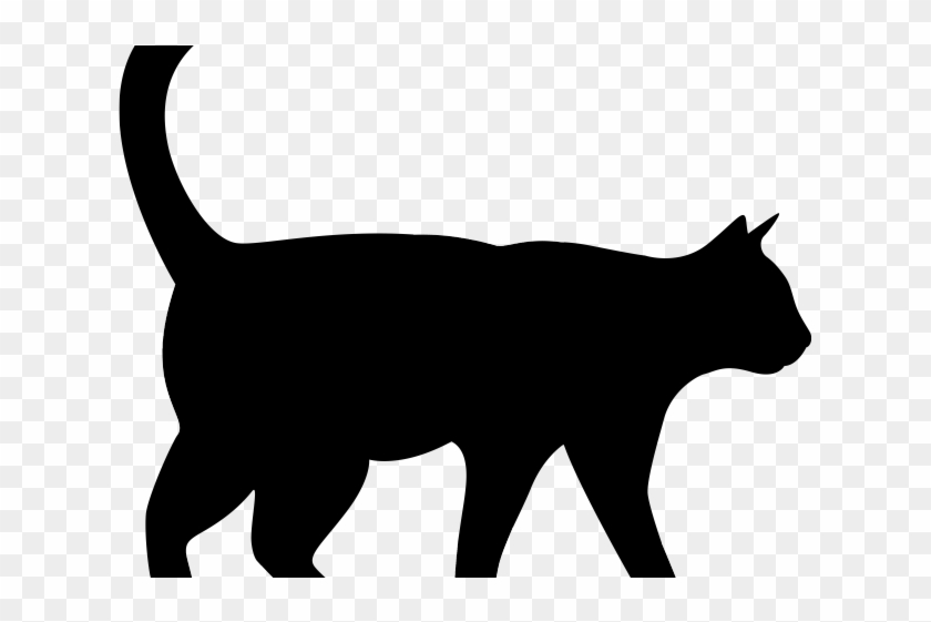 Black Cat Clipart Curious Cat - Witch's Cat - Png Download #2741459