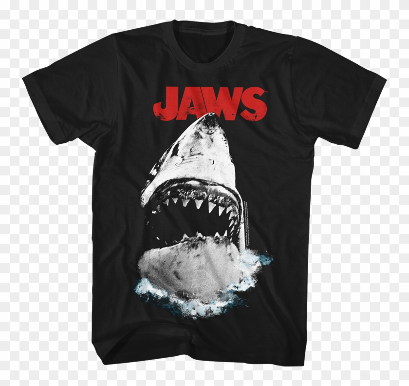 Jaws Shark Attack T-shirt - Misfits Green T Shirt Clipart #2741507