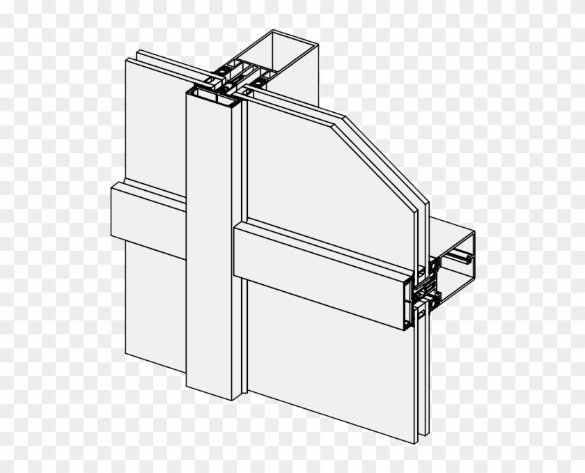 6eft Curtain Walling Enables The Construction Of Sheer - Architecture Clipart #2741718