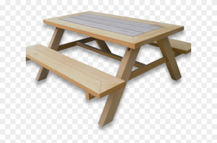Picnic Table Clipart Clear Background - Garden Furniture - Png Download #2742174
