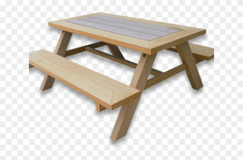 Picnic Table Clipart Clear Background - Garden Furniture - Png Download