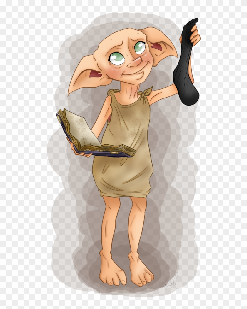 Dobby Drawing Elf - Harry Potter Dobby Png Clipart #2742274