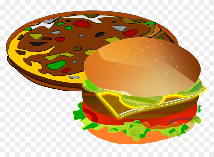 Pizza Food Lunch Free Image On Pixabay - Food In Illustration Png Clipart #2742609