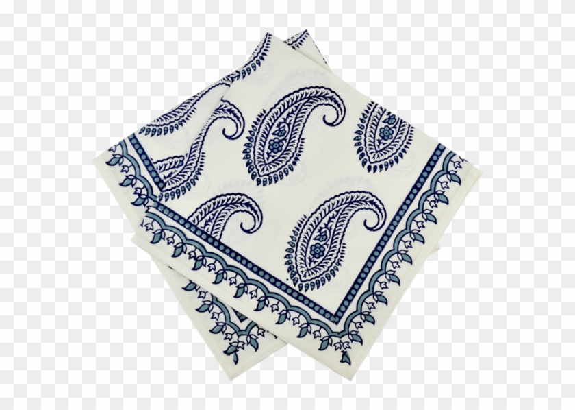 Napkin Elise Indigo 600×600 - Wool Clipart