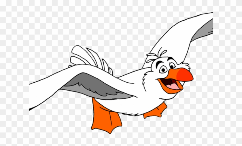 Freeuse Download Seagull Clipart Bird Shadow Free On - Seagull Cartoon Png Transparent Png