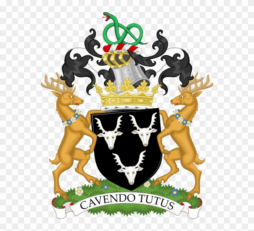 Coat Of Arms Of The Duke Of Devonshire - Duke Of Devonshire Coat Of Arms Clipart