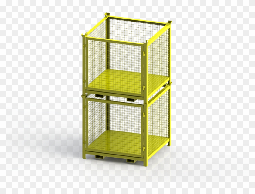 2t Stackable Pallet Cage - Mesh Clipart