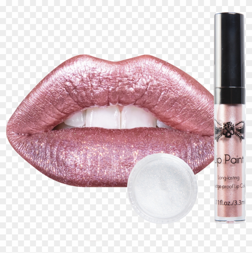 False Picture Of Obsessed Metallic Lip Color - Lip Gloss Clipart #2744626