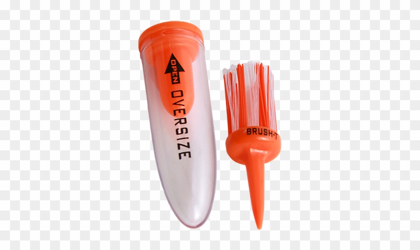 Brush-t Pack Of 3 Orange Oversized - Plastic Clipart