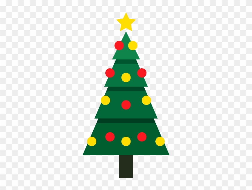 Christmas Emoji Plus Messages Sticker-9 - Cute Christmas Tree.
