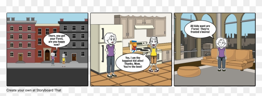 Cereal Box - Go To Friend's House Clipart