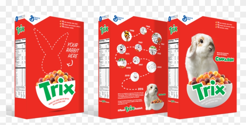 New Trix Box Cutout - Trix Fruit Flavored Snacks Clipart #2746103