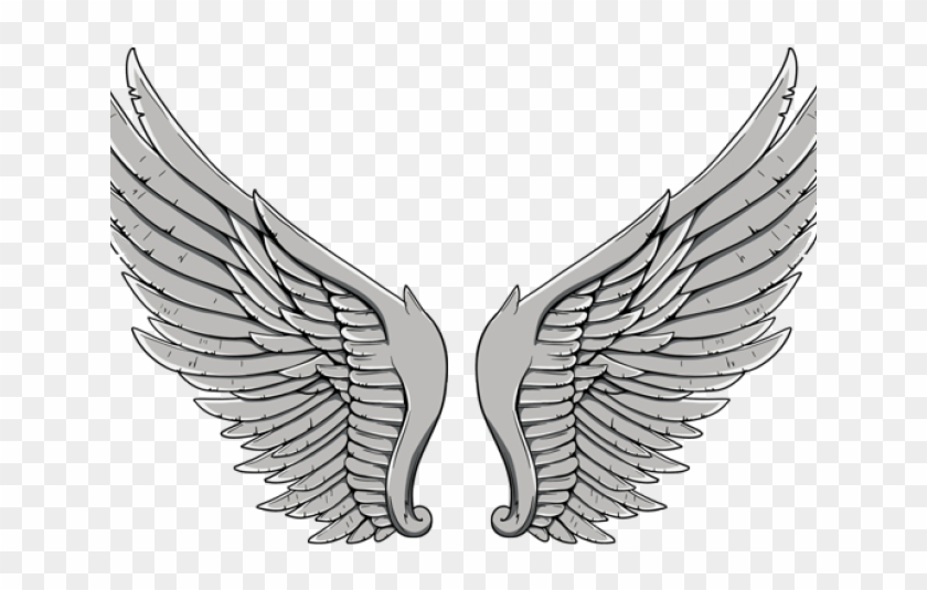 Asas Cinza Png Clipart